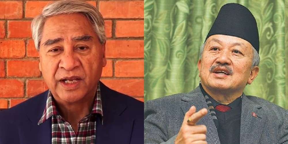 ओलीमाथि राजीनामाको दबाब बढिरहेका बेला नेम्वाङ पुगे देउवानिवास पार्टी फुटाउने योजनामा