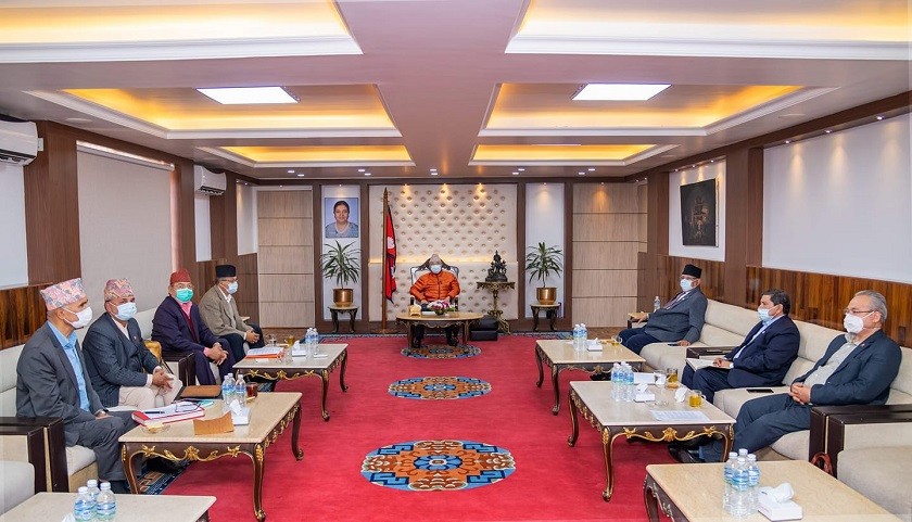 मंसिरमा महाधिवेशन गर्ने ओलीको नयाँ प्रस्ताव,लिखित रुपमा ल्याउन सचिवालयको आग्रह