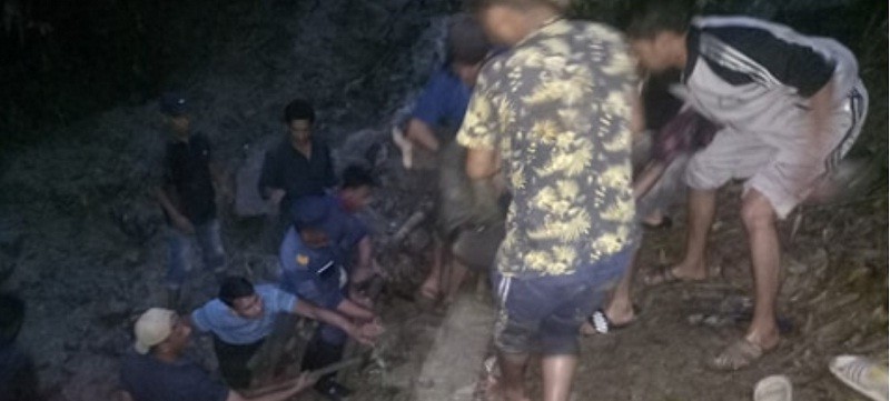 खोलामा शौच गर्न गएको बेला पहिरो खस्दा गुरुङको निधन