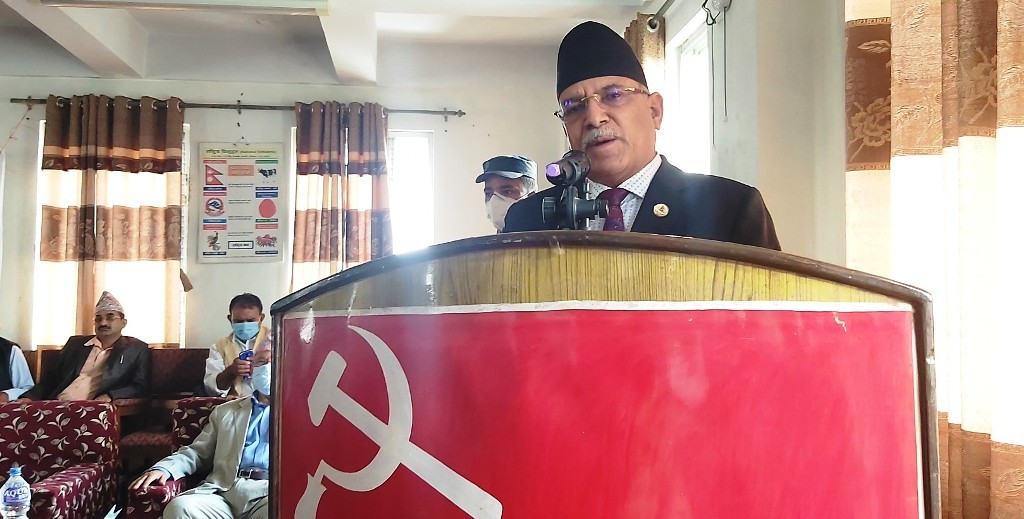 केपी शर्मा ओलीको सक्रियतामा नेकपा एमाले दर्ता भयो : प्रचण्ड
