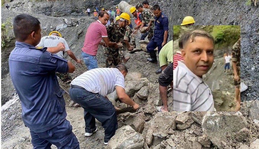 दुई सहायक सिडियोलाई प्रशाशनिक र राहतमा खटाएर   सेना र प्रहरी सङ्ग श्रमदान गर्दै सिडियो