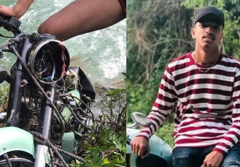 महिनौ दिन देखी हराइरहेका स्याङ्जाका पंकज गिरी स्याङ्जाको भालु पहाड तल बुलेटबाइक सहित भेटिए