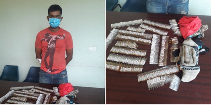 ४६८ एम्पुल लागूऔषध सहित  १ जना पक्राउ