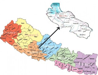 बाग्लुङको भुजिखोला बाढीले  बस्ती बगायो १२ जना सम्पर्क बिहिन