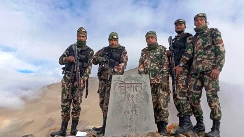 नेपाल-चीन सीमा छुट्याउने ११ नम्बर पिलर फेला पर्‍याे