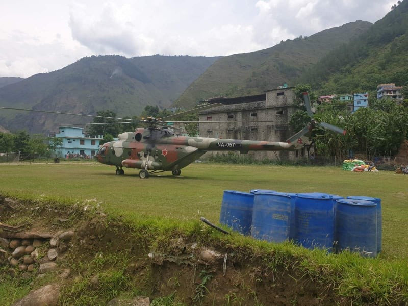 सीमा क्षेत्र अनुगमनका लागि गृहमन्त्री दार्चुलामा