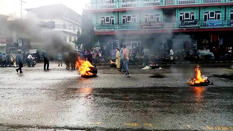 भालुवाङ राजधानी बनाउने निर्णयविरुद्ध बुटवलमा प्रदर्शन