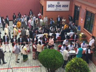 प्रदेश न. ५ को राजधानी दाङ ,पक्षमा ६९ मत  विपक्षमा १३ मत