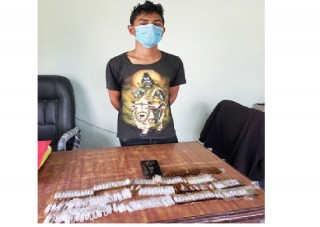 १८० एम्पुल लागूऔषध बोकेर हिडिरहेको अवस्थामा पोखरा बिजयपुरबाट युवा पक्राउ