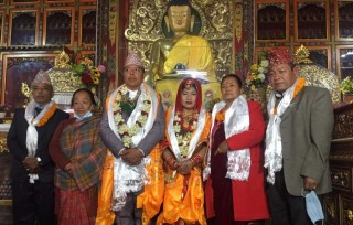 गाउँपालिका अध्यक्ष र उपाध्यक्षको विवाहमा , प्रमुख अतिथि मुख्यमन्त्री