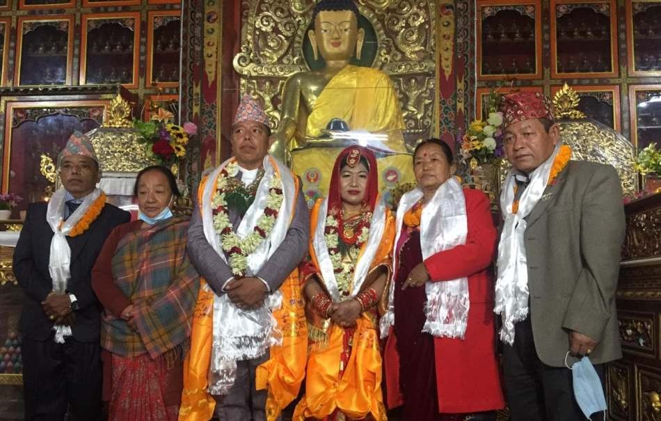 गाउँपालिका अध्यक्ष र उपाध्यक्षको विवाहमा , प्रमुख अतिथि मुख्यमन्त्री