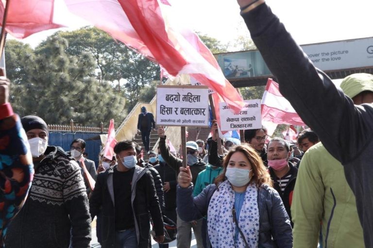 सरकारविरुद्ध कांग्रेसको प्रदर्शन (तस्बिरहरु)