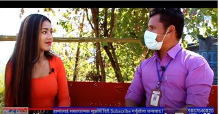 मिस म्याग्दी २०२० कि आरती विश्वकर्मा पहिलोपल्ट मिडियामा  (मयूरपाटी टिभी)