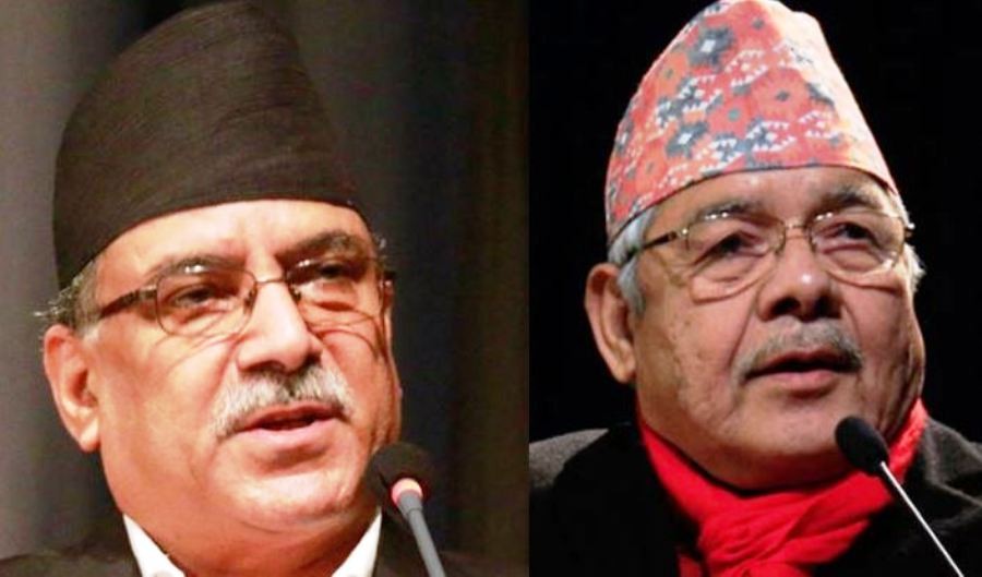 प्रचण्डलाई भेटेर फर्किए बामदेव