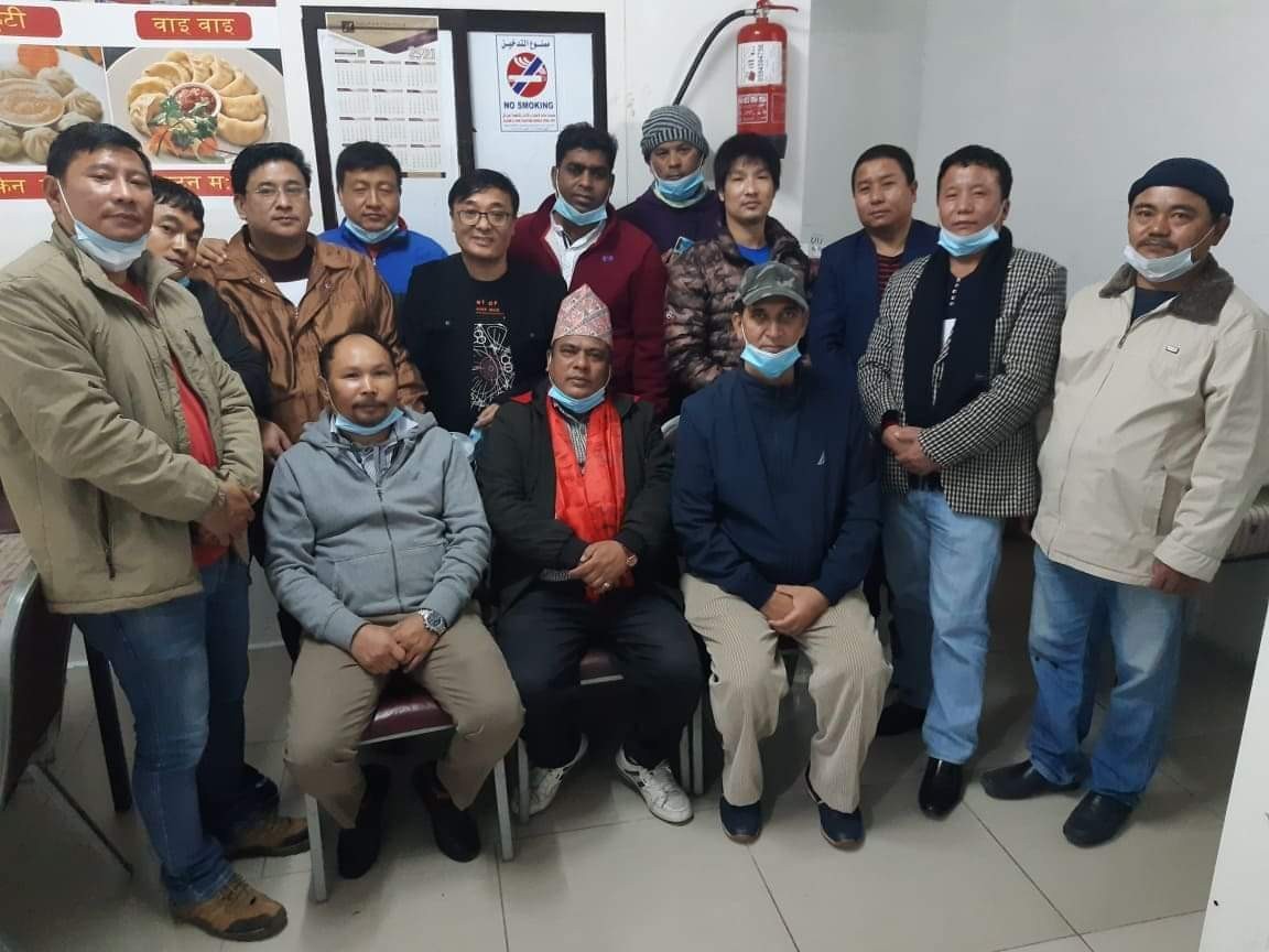 अंतर संस्था समन्वय समिति साउदीले आफ्नो संस्थापक अध्यक्ष मोहन बिएसकेको गर्‍यो बिदाई