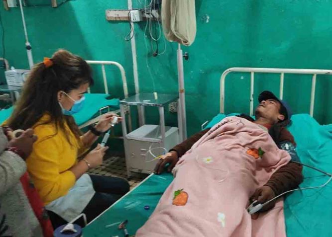 पैदलयात्रीलाई ठक्कर दिएर भाग्यो मन्त्री प्रभु साहको गाडी