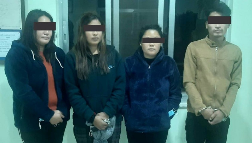 लुटपाटको आरोपमा  ३ महिलासहित ४ जना पक्राउ