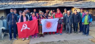 नेकपा प्रचण्ड नेपाल पक्षको मंगला गा.पा २ मा वडा स्तरीय अगुवा कार्यकर्ता भेला