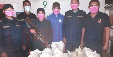 म्याग्दीमा १२ केजी गाँजा सहित एक जना पक्राउ