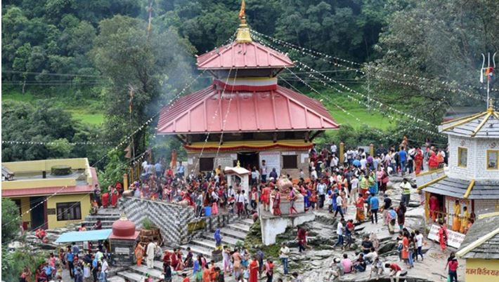 गलेश्वर मन्दिर पित्तलले छाइने