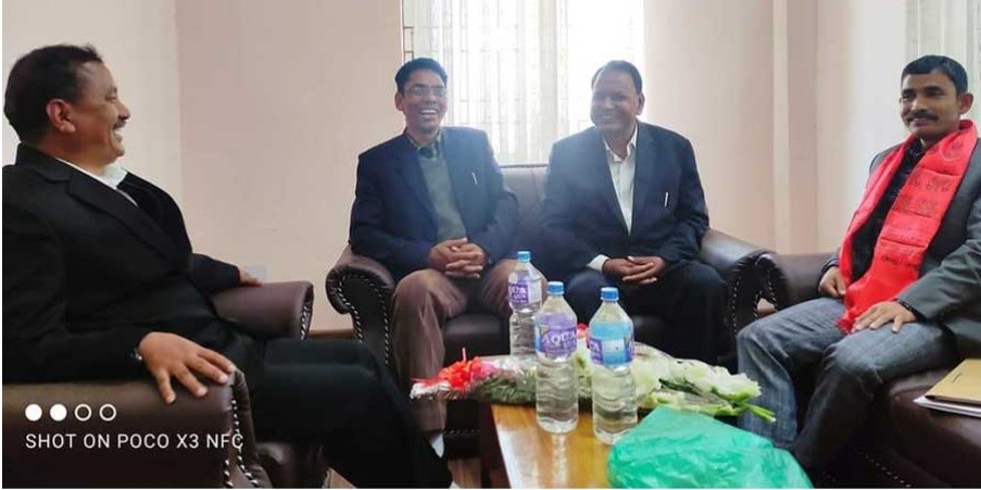 महासचिव विप्लवले नख्खु कारगार पुगेर सुदर्शन लाई भेटे