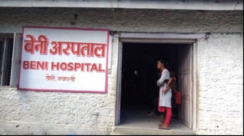 बेनी अस्पतालको सबै शय्यामा पाइपबाट अक्सिजन आपूर्ति