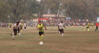 शहीद स्मृति गोल्डकप अन्तर्राष्ट्रिय फुटबल प्रतियोगिताको फाइनलमा त्रिभुवन आर्मी क्लब प्रवेश