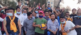 नमस्ते नेपाल रेष्टुरेन्ट खेलकुद परिवार कुवेतको अध्यक्षमा राज महर्जन