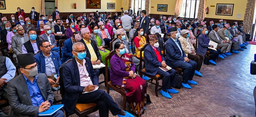 नेकपा एमाले महाधिवेशन आयोजक समितिको आकस्मिक बैठक बस्दै