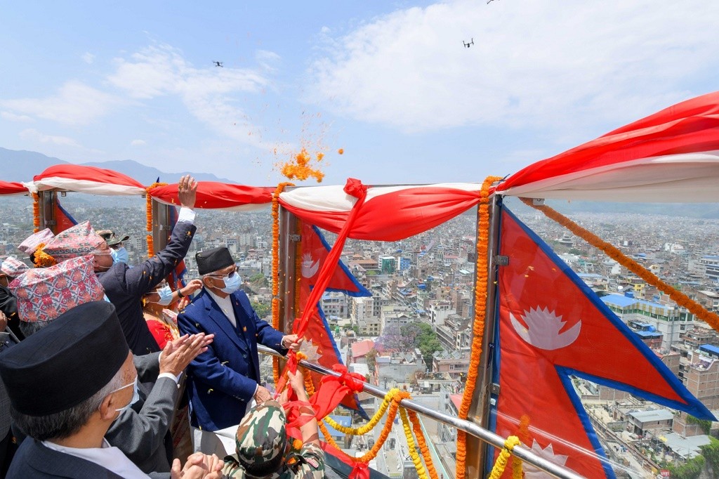 धरहराको ४० प्रतिशत काम अझै बाँकी