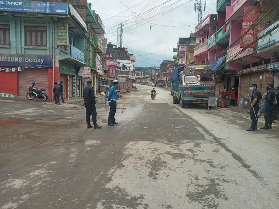 स्याङ्जामा २१ गतेबाट पुर्ण निषेधाज्ञा (लकडाउन) जारी, हेर्नुस जारी सुचना