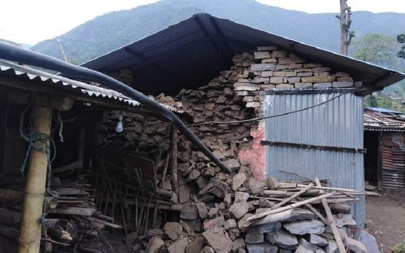 लमजुङमा फेरी भुकम्पको धक्का महसुस ,२४ घण्टामा ५६ पटक कम्पन