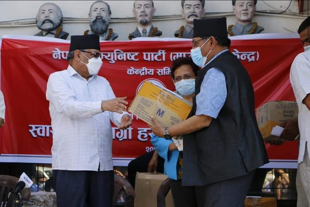 सातै प्रदेशमा स्वास्थ्य सामग्री वितरण गर्‍यो माओवादी केन्द्रले