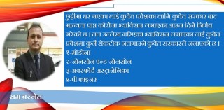 गहन चिन्ताको विषय :- राम बस्नेत