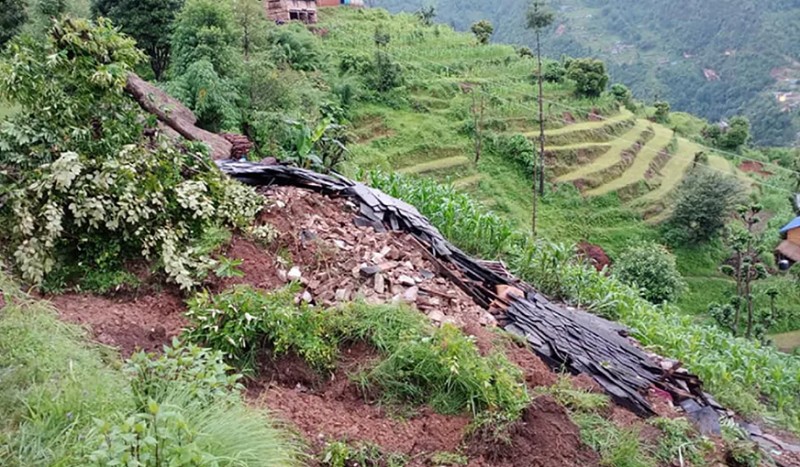 बागलुङको ताराखोलामा बाढीले बगाउँदा  युवा बेपत्ता,२७ बाख्रा मरे, घुस्मेली बजार जोखिममा