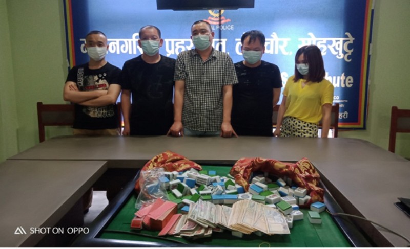 ठमेलबाट पाचँ जना चिनिया नागरिक जुवाखालबाट पक्राउ