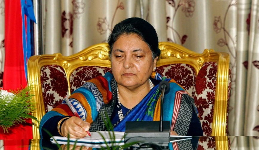 बालप्रतिभालाई प्रस्फुटन गराई भविष्यको जिम्मेवार नागरिक बनाउन अग्रसर हुनुपर्छ: राष्ट्रपति