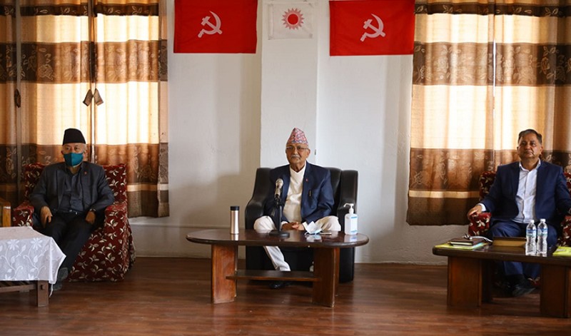 एमालेको केन्द्रीय कमिटी बैठक सुरु,तीन दस्ताबेजमाथि छलफल हुने