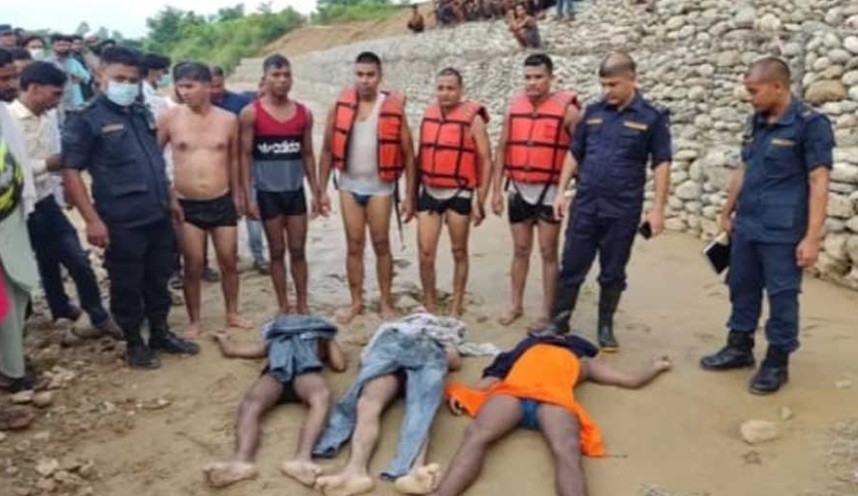 कोहलपुरमा पौडी खेल्ने क्रममा तीन युवाको डुबेर ज्यान गयो