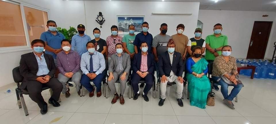नेपाली दूतावास कुवेत र एनआरएनए कुवेतका नव निर्वाचित कार्यसमिति बीच परिचयात्मक तथा भेटघाट सम्पन्न