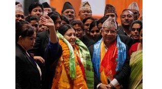 माधव नेपाल र राष्ट्रपति भण्डारीबीच भेटवार्ता