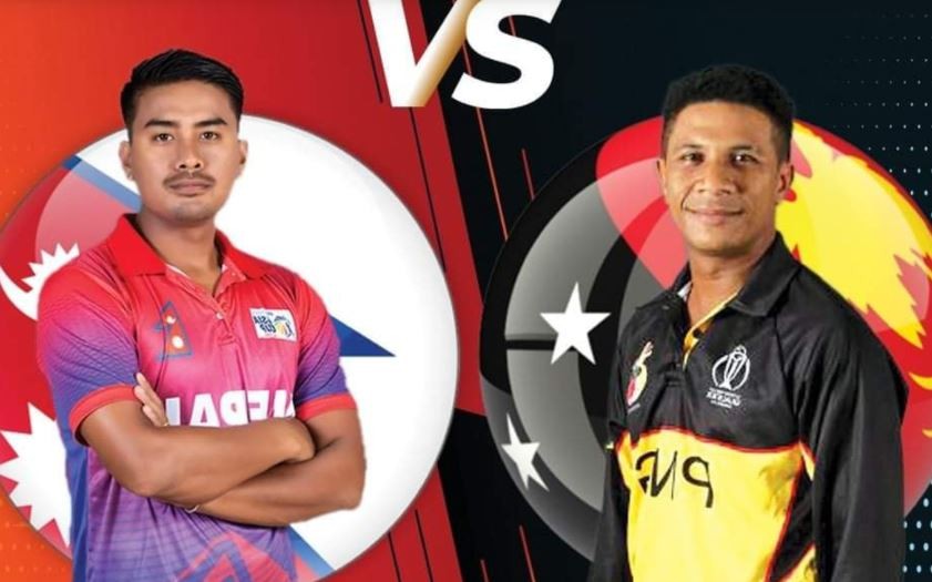 पपुवा न्युगिनीविरुद्ध नेपालले झार्‍यो चौथो विकेट