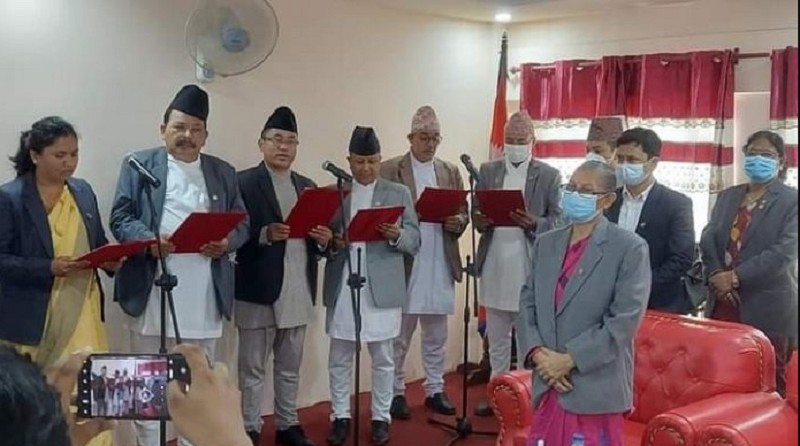बागमतीमा मन्त्रिपरिषद् विस्तार ६ मन्त्री र ४ राज्यमन्त्री नियुक्त, को को बने मन्त्रि ?