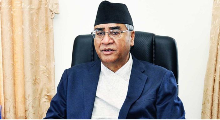 प्रधानमन्त्री देउवा बेलायत प्रस्थान,कार्यवाहक प्रधानमन्त्रीको जिम्मेवारी गृहमन्त्री खाणलाई