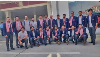 नेपाली राष्ट्रिय क्रिकेट टिम काठमाडौं पुग्यो