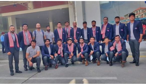 नेपाली राष्ट्रिय क्रिकेट टिम काठमाडौं पुग्यो