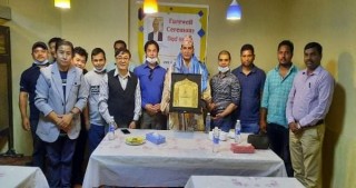 अंतर संस्था समन्वय समिति साउदीले दूतावासका कर्मचारी घिमिरेलाई बिदाई गर्‍यो