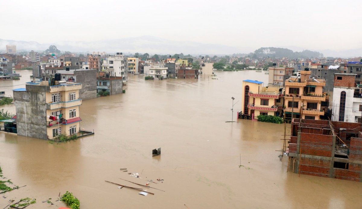 महाकाली नदीमा अहिलेसम्मकै भीषण बाढी, कञ्चनपुरमा दुई सय घर डुबानमा