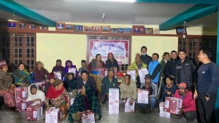 देउसी भैलोबाट उठेको रकमबाट आफ्नै टोलमा फिल्टर वितरण