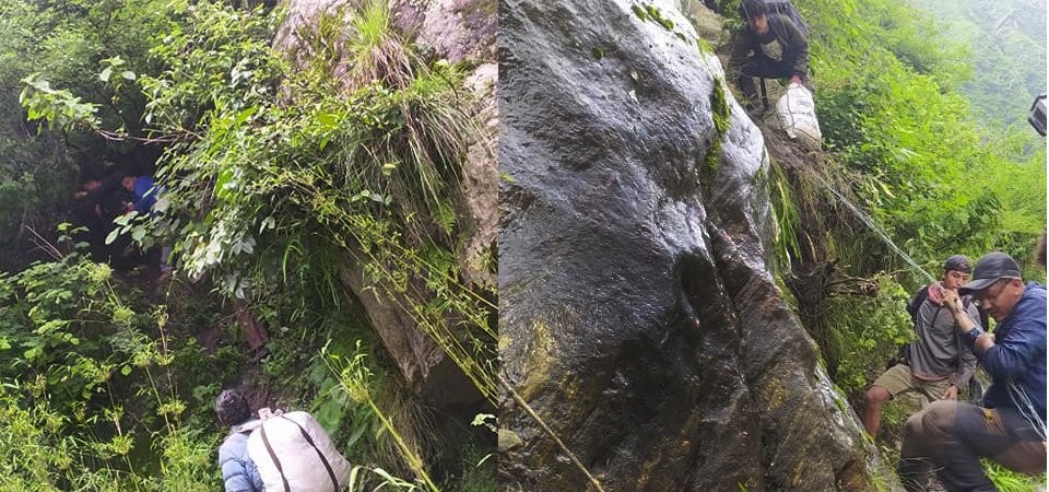 जोखिम मोलेर छाङरु पुग्यो जनगणना टोली
